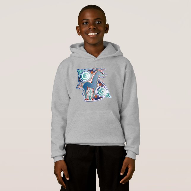 Celtic unicorn hoodie (Front Full)
