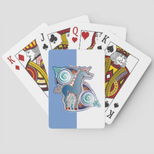 Celtic Unicorn Poker Cards