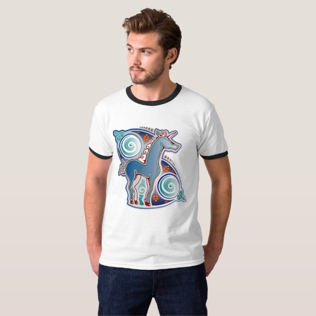 Celtic unicorn T-Shirt (Front Full)