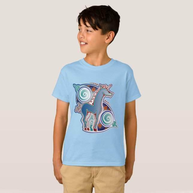 Celtic unicorn T-Shirt (Front Full)
