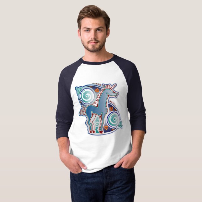 Celtic unicorn T-Shirt (Front Full)