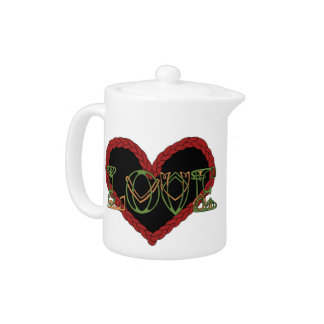 Celtic Valentine Teapot