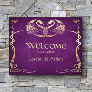 Celtic Viking Dragon Wedding Foam Board