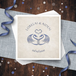 Celtic Viking Dragon Wedding Napkins