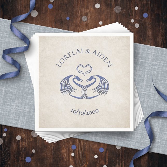 Celtic Viking Dragon Wedding Napkins (Creator Uploaded)