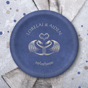 Celtic Viking Dragon Wedding Paper Plates