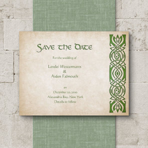 Celtic Viking Fantasy Wedding Save The Date