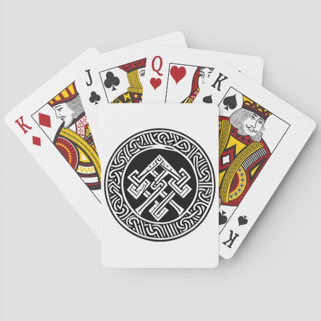Celtic & Viking Inspired Art Playing Cards (Back)