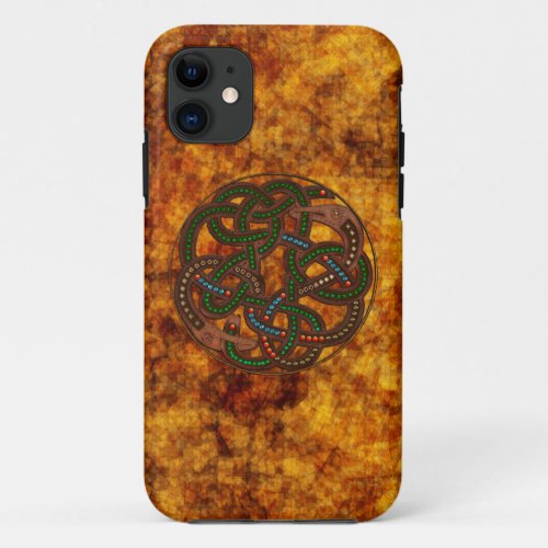 Celtic Viking Serpent Shield Design iPhone 5 Case