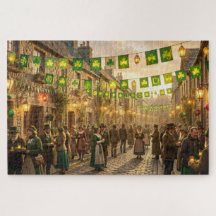 Celtic Village Festival Jigsaw Puzzle