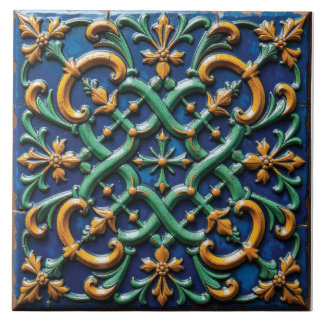 Celtic Vine Ceramic Tile