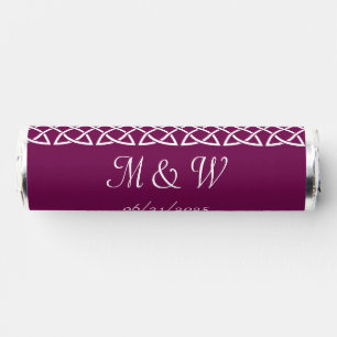 Celtic Weave Hearts in Wine Breath Savers® Mints