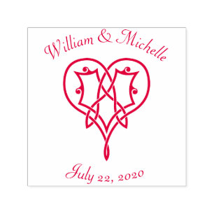 Celtic Weave Hearts Self-Inking Accent Stamp