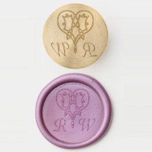 Celtic Weave Hearts  Wax Seal Stamp