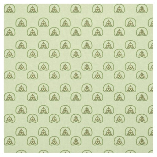 Celtic Weave on Light Green Fabric