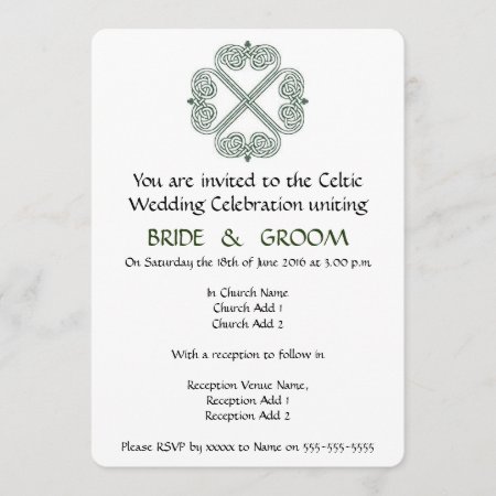 Celtic Wedding Celebration Invitation