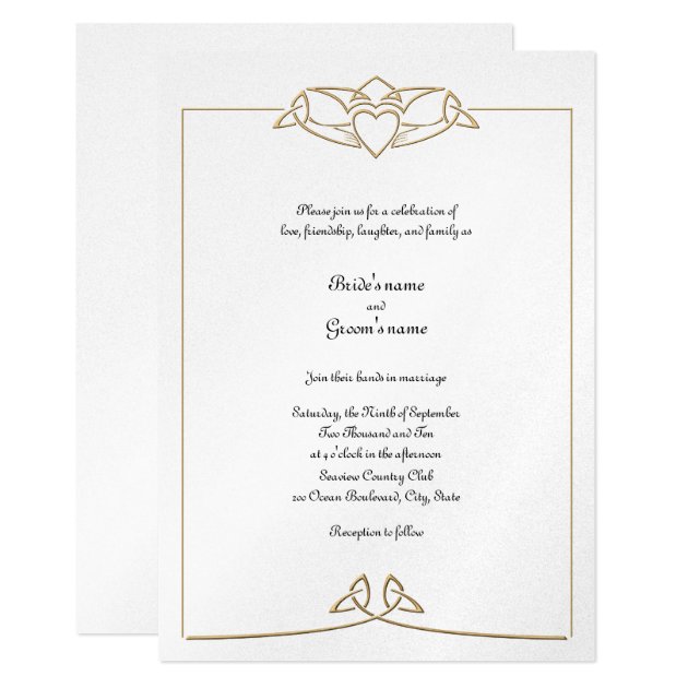 Celtic Wedding Invitation Zazzle   Celtic Wedding Invitation R31a57f95634a4a2e954bb8438dec5789 6gdcl 630 