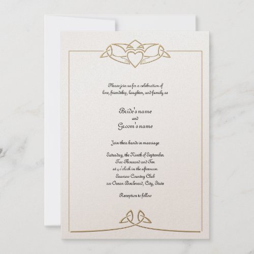 Celtic Wedding Invitation