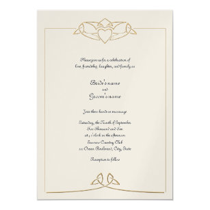 Irish Themed Wedding Invitations 6