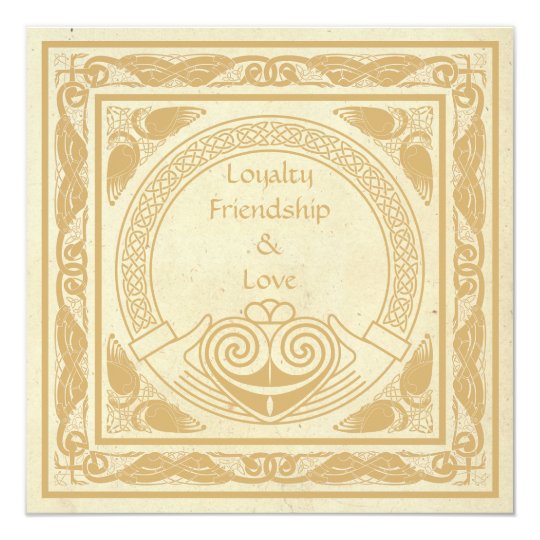 Celtic Wedding Invitation With Claddagh Zazzle Celtic Wedding Invitation With Claddagh