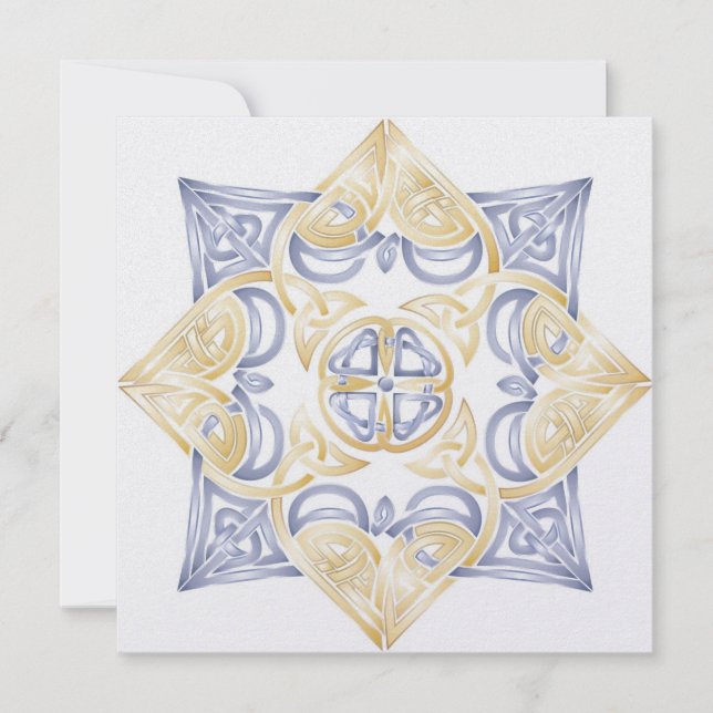 Celtic Wedding Knot Invitation (Traditional) (Front)