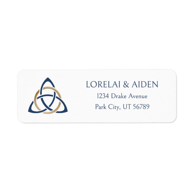 Celtic Wedding Label (Front)