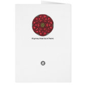 Celtic Window card (Back)