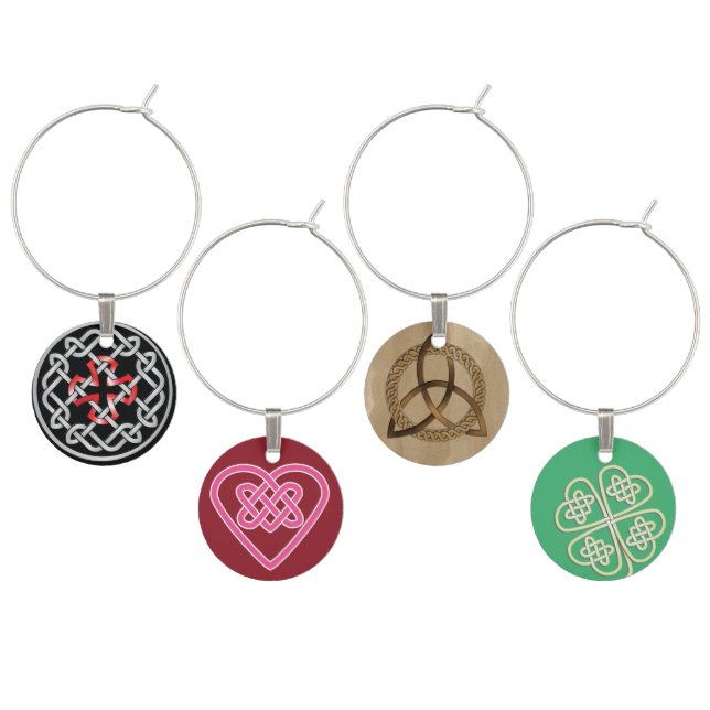 Celtic Wine Charm Set (Staggered)