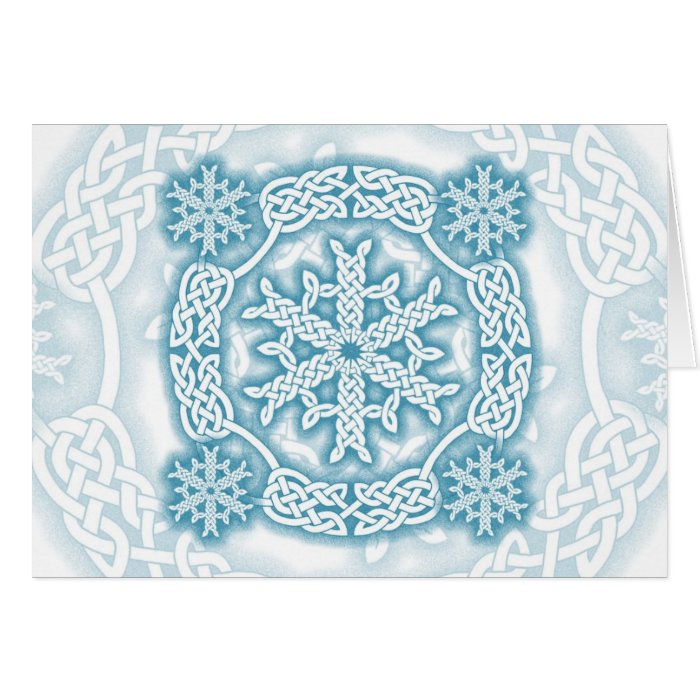 Celtic Winter Greeting Card Zazzle