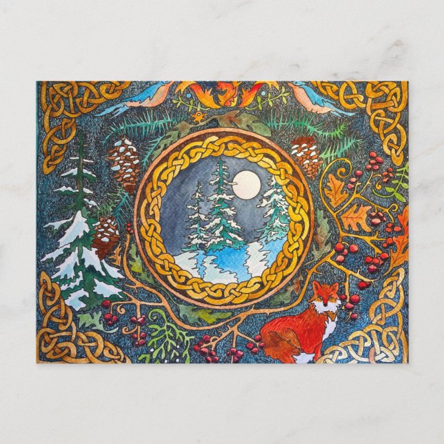 Celtic Winter Postcard (Front)