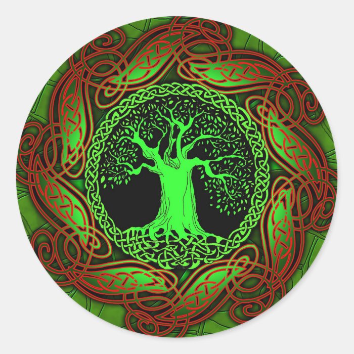 Celtic Wisdom Tree Sticker