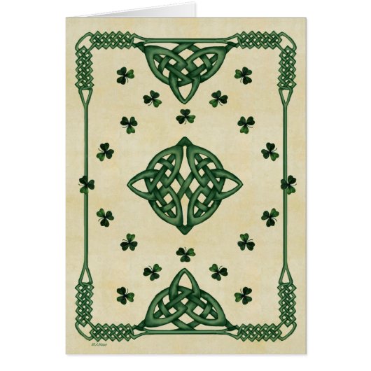Celtic Wishes Card (Front)