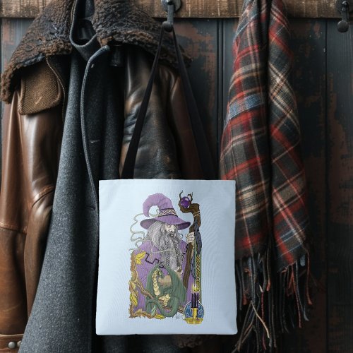 Celtic Wizard Dragon Fantasy Purple