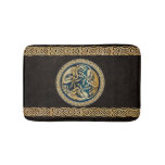 Celtic Wolf Knotwork Triad Bath Mat