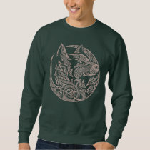 Celtic Wolf Knotwork Tribal Art Design