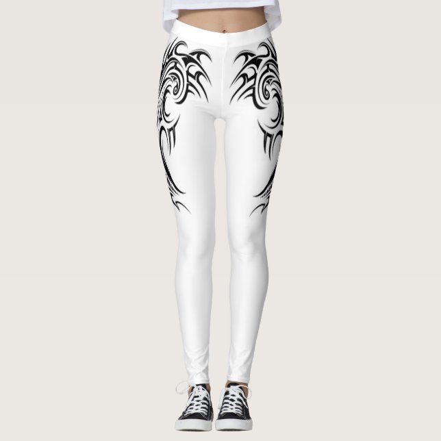 Celtic Wolf Leggings (Front)