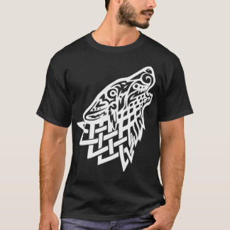 Celtic Wolf White T-Shirt