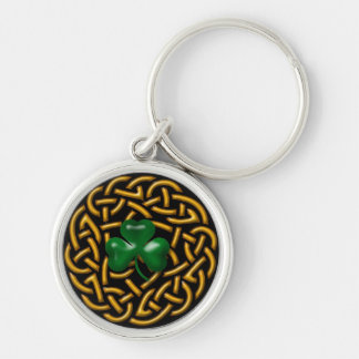 Celtic Wreath and Shamrock Keychain