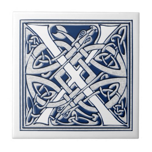 Celtic X Monogram Tile