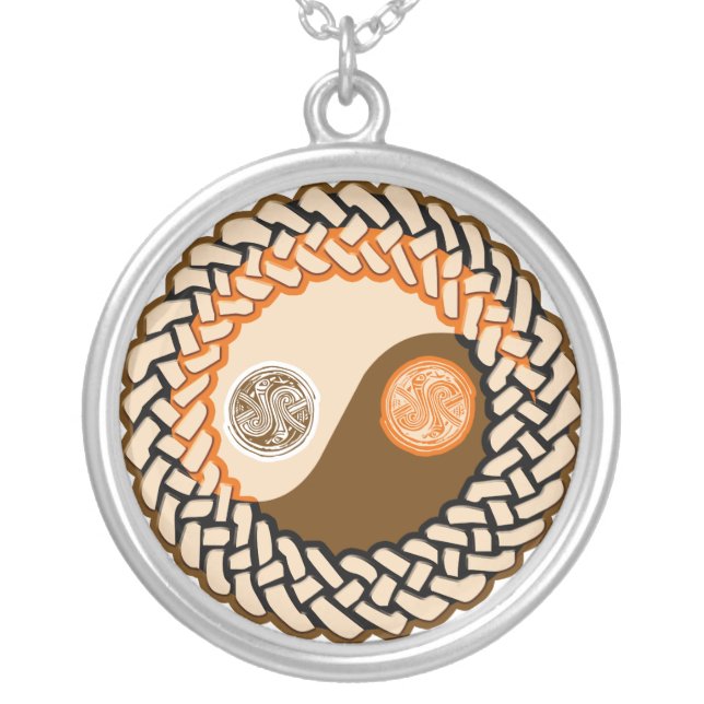Celtic Yin Yang Necklace (Front)