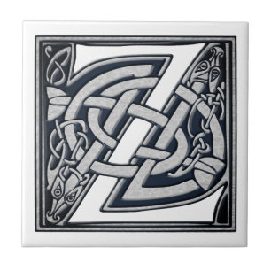 Celtic Z Monogram Ceramic Tile