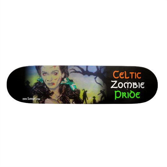 'Celtic Zombie Pride' Skateboard