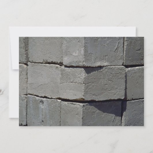 Cement block wall (Front)