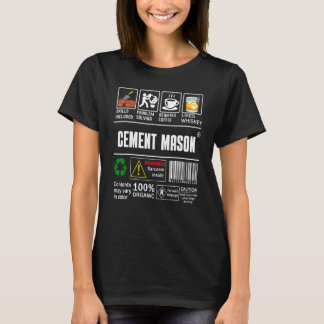 Cement Mason Skills Included Problem Solving Coffe T-Shirt