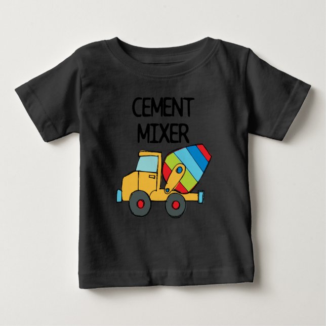 Cement Mixer Baby T-Shirt (Front)