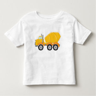 Cement Mixer construction toddler kids t-shirt