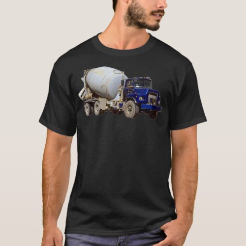 Cement Mixer Construction Truck T_Shirt