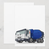 Cement Mixer Truck (Front/Back)