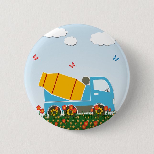 Cement mixer truck button (Front)