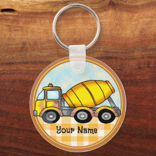 Cement Mixer Truck keychain